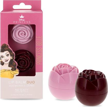 PURE PRINCESS LIP BALM DUO STRAWBERRY FRAGRANCE ΕΝΥΔΑΤΙΚΑ LIP BALM ΓΙΑ ΤΑ ΧΕΙΛΗ ΣΕ ΣΧΗΜΑ ΤΡΙΑΝΤΑΦΥΛΛΟ 2 ΤΕΜΑΧΙΑ MAD BEAUTY