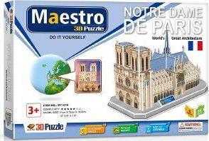 3D PUZZLE NOTRE DAME DE PARIS 96ΤΜ (Π.001.018) MAESTRO από το PLUS4U