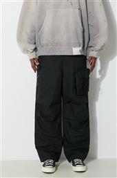 ΠΑΝΤΕΛΟΝΙ M.A.L.I.C.E. M51 CARGO PANTS COTTON HEMP TWILL 28 ΧΡΩΜΑ: ΜΑΥΡΟ, 5051.BLACK MAHARISHI