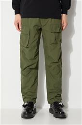 ΠΑΝΤΕΛΟΝΙ VEG DYED CARGO TRACK PANTS JAPANESE ΧΡΩΜΑ: ΠΡΑΣΙΝΟ, 5040.OLIVE MAHARISHI