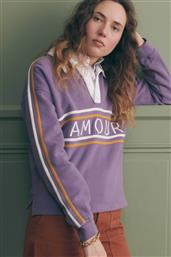 ΓΥΝΑΙΚΕΙΑ ΜΠΛΟΥΖΑ ΦΟΥΤΕΡ ΜΕ LETTERING ''ΑMOUR'' - YWCEPRELABICHE ΜΟΒ MAISON LABICHE
