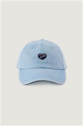 ΓΥΝΑΙΚΕΙΟ ΚΑΠΕΛΟ '''MINI PATCH COEUR'' - XABEAUMONTCOEUR DENIM BLUE MAISON LABICHE