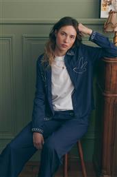 ΓΥΝΑΙΚΕΙΟ ΠΟΥΚΑΜΙΣΟ ΜΕ PRINT - YWVALLESBIRDS ΜΠΛΕ MAISON LABICHE