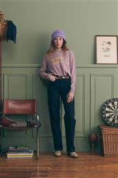 ΓΥΝΑΙΚΕΙΟ ΠΟΥΛΟΒΕΡ LETTERING ''COMME CI COMME CA'' - YWBUZELINCOMME ΜΟΒ MAISON LABICHE