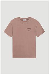 ΓΥΝΑΙΚΕΙΟ T-SHIRT ΜΕ LETTERING ΚΑΙ PRINT - YWBAINVILLEBD ΣΑΠΙΟ ΜΗΛΟ MAISON LABICHE