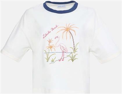 ΓΥΝΑΙΚΕΙΟ T-SHIRT ΜΕ PRINT - XWALESIALABICHE ΛΕΥΚΟ MAISON LABICHE