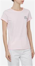 ΓΥΝΑΙΚΕΙΟ T-SHIRT ΜΕ PRINT - XWPOITOUBIRDS ΡΟΖ MAISON LABICHE