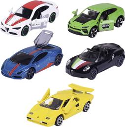 D/C GIFTPACK DREAM CARS ITALY ΣΕΤ 5 ΟΧΗΜΑΤΑ 7.5CM (212053178) MAJORETTE