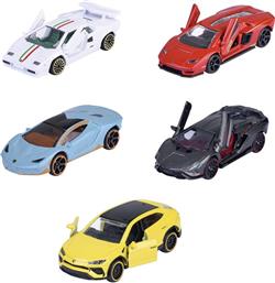 D/C GIFTPACK LAMBORGHINI ΣΕΤ 5 ΟΧΗΜΑΤΑ 7.5CM (8502105001) MAJORETTE