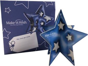 ΑΣΤΕΡΟΚΑΡΤΑ 3D MAKE A WISH - ΠΟΛΥΧΡΩΜΟ MAKEAWISH