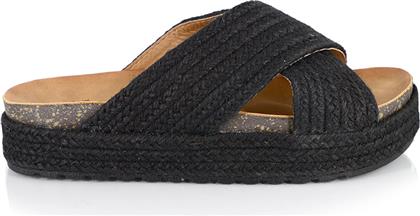 ΓΥΝΑΙΚΕΙΟ FLATFORM ΧΙΑΣΤΙ ΜΕ ΨΑΘΑ BLACK MALESA