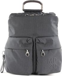 ΓΥΝΑΙΚΕΙΟ BACKPACK ΜΕ ΔΙΑΚΟΣΜΗΤΙΚΟ ΜΠΡΕΛΟΚ ΚΑΙ ΑΝΑΓΛΥΦΟ ΛΟΓΟΤΥΠΟ - P10QMTZ4 ΓΚΡΙ MANDARINA DUCK