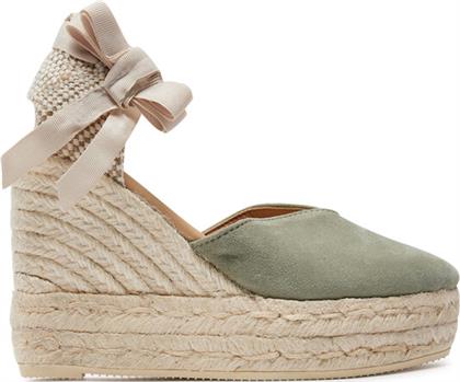 ΕΣΠΑΝΤΡΙΓΙΕΣ HAMPTONS HEART-SHAPED WEDGE ESPADRILLES W 0.1 WH ΠΡΑΣΙΝΟ MANEBI από το MODIVO