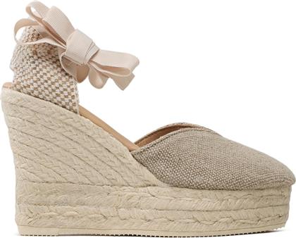 ΕΣΠΑΝΤΡΙΓΙΕΣ HEART-SHAPED WEDGE ESPADRILLES O 7.1 WH ΜΠΕΖ MANEBI