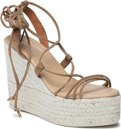 ΕΣΠΑΝΤΡΙΓΙΕΣ SOFT SUEDE LACE-UP WEDGE ESPADRILLES L 8.7 WA ΚΑΦΕ MANEBI