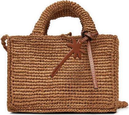 ΤΣΑΝΤΑ HANDCRAFTED RAFFIA SUNSET BAG MINI V 2.2 CO ΜΠΕΖ MANEBI