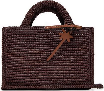 ΤΣΑΝΤΑ HANDCRAFTED RAFFIA SUNSET BAG MINI V 7.4 CO ΚΑΦΕ MANEBI