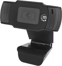 WEB CAMERA FULL HD 1080P ΜΑΥΡΟ MANHATAN