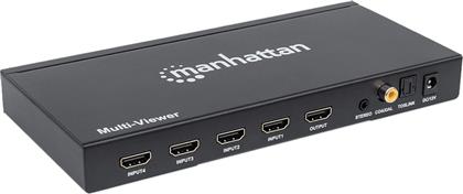 1080P 4-PORT HDMI MULTIVIEWER SWITCH MANHATTAN