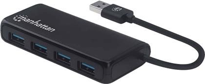 164900 USB HUB 4-PORT USB 3.0 ΣΥΜΒΑΤΟ ΜΕ USB-A MANHATTAN από το MEDIA MARKT