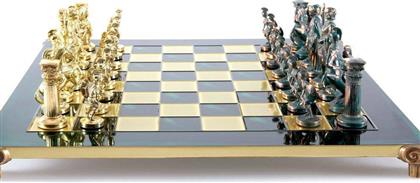 ΣΚΑΚΙ ΜΕΤΑΛΛΙΚΟ &QUOT;ΕΛΛΗΝΟΡΩΜΑΙΚΗ ΕΠΟΧΗ&QUOT; ΜΕΓΑΛΟ ΠΡΑΣΙΝΟ ΠΡΑΣΙΝΟ/ΧΡΥΣΟ 44X44CM MANOPOULOS