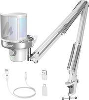 DM40 S PRO DYNAMIC MICROPHONE WITH STAND WHITE MAONO