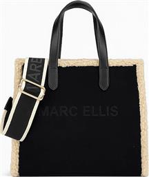 ΓΥΝΑΙΚΕΙΑ ΤΣΑΝΤΑ ΧΕΙΡΟΣ ΜΕ ΑΝΑΓΛΥΦΟ ΛΟΓΟΤΥΠΟ - 59LBUBYSUEDEM ΜΑΥΡΟ MARC ELLIS