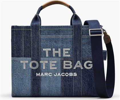 ΓΥΝΑΙΚΕΙΑ DENIM ΤΣΑΝΤΑ ΧΕΙΡΟΣ ΜΕ CONTRAST ΛΟΓΟΤΥΠΟ ''THE DENIM MEDIUM TOTE BAG'' - H017M06FA21 DENIM BLUE MARC JACOBS