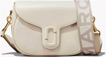 ΓΥΝΑΙΚΕΙΑ ΔΕΡΜΑΤΙΝΗ ΤΣΑΝΤΑ CROSSBODY ''THE LARGE SADDLE BAG'' - 2S3HMS002H03 ΛΕΥΚΟ MARC JACOBS