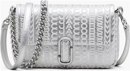 ΓΥΝΑΙΚΕΙΑ ΔΕΡΜΑΤΙΝΗ ΤΣΑΝΤΑ ΩΜΟΥ/CROSSBODY ''THE MONOGRAM METALLIC J'' - 2F3HSH040H01 ΑΣΗΜΙ MARC JACOBS