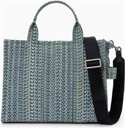 ΓΥΝΑΙΚΕΙΑ ΤΣΑΝΤΑ ΧΕΙΡΟΣ DENIM ΜΕ MONOGRAM PRINT ''THE MEDIUM TOTE'' - 2P3HTT012H02 ΠΡΑΣΙΝΟ ΣΚΟΥΡΟ MARC JACOBS