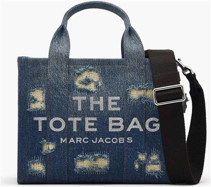 ΓΥΝΑΙΚΕΙΑ ΤΣΑΝΤΑ ΧΕΙΡΟΣ DENIM ''THE RIP AND REPAIR DENIM SMALL TOTE'' - 2P5HTT022H03 DENIM BLUE MARC JACOBS
