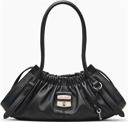 ΓΥΝΑΙΚΕΙΑ ΤΣΑΝΤΑ ΧΕΙΡΟΣ ΜΕ ΜΕΤΑΛΛΙΚΟ ΛΟΓΟΤΥΠΟ ''THE CRISTINA SATCHEL'' - 2F5HSH031H01 ΜΑΥΡΟ MARC JACOBS