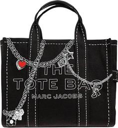 ΓΥΝΑΙΚΕΙΑ ΤΣΑΝΤΑ ΧΕΙΡΟΣ ΜΕ PRINT ''THE TROMPE L'OEIL CHARM CANVAS MEDIUM TOTE'' - 2F5HTT033H02 ΜΑΥΡΟ MARC JACOBS
