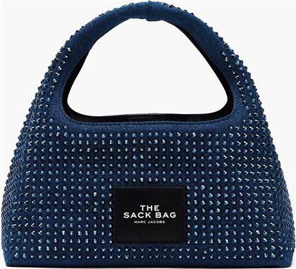 ΓΥΝΑΙΚΕΙΑ ΤΣΑΝΤΑ ΧΕΙΡΟΣ ''THE CRYSTAL DENIM MINI SACK BAG'' - 2S5HSC021H03 DENIM BLUE ΣΚΟΥΡΟ MARC JACOBS