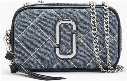 ΓΥΝΑΙΚΕΙΑ ΤΣΑΝΤΑ ΩΜΟΥ ΚΑΠΙΤΟΝΕ ''THE QUILTED DENIM SOFTSHOT'' - 2P5HCR013H03 DENIM BLUE MARC JACOBS