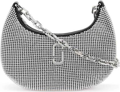 ΓΥΝΑΙΚΕΙΑ ΤΣΑΝΤΑ ΩΜΟΥ ΜΕ ΣΤΡΑΣ ''THE RHINESTONE SMALL CURVE BAG'' - 2R3HSH056H01 ΑΣΗΜΙ MARC JACOBS