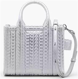 ΓΥΝΑΙΚΕΙΟ MINI BAG ΜΕ LOGO PRINT ''THE MONOGRAM METALLIC MINI TOTE'' - 2F3HTT048H01 ΑΣΗΜΙ MARC JACOBS