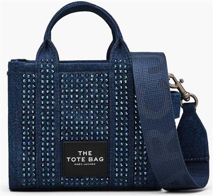 ΓΥΝΑΙΚΕΙΟ MINI BAG ''THE CRYSTAL DENIM CROSSBODY TOTE BAG'' - 2S5HCR019H03 ΣΚΟΥΡΟ ΜΠΛΕ MARC JACOBS