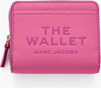 ΓΥΝΑΙΚΕΙΟ ΠΟΡΤΟΦΟΛΙ ΜΟΝΟΧΡΩΜΟ ''THE LEATHER MINI COMPACT WALLET'' - 2R3SMP044S10 ΦΟΥΞΙΑ MARC JACOBS