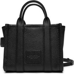 ΤΣΑΝΤΑ THE LEATHER CROSSBODY TOTE BAG H053L01RE22 ΜΑΥΡΟ MARC JACOBS