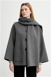 ΠΑΛΤΟ ΜΕ ΠΡΟΣΘΗΚΗ ΜΑΛΛΙΟΥ ΧΡΩΜΑ: ΓΚΡΙ, 600024370013 MARC OPOLO