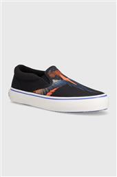 ΠΑΝΙΝΑ ΠΑΠΟΥΤΣΙΑ ICON WINGS SLIP-ON VULCANIZED ΧΡΩΜΑ: ΜΑΥΡΟ, CMIA079S24FAB0011026 MARCELO BURLON