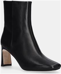 ΔΕΡΜΑΤΙΝΕΣ ΜΠΟΤΕΣ BOOTIE EMBELLISHMENT ΓΥΝΑΙΚΕΙΕΣ, ΧΡΩΜΑ: ΜΑΥΡΟ, 4BGZ27 7103A MARCIANO BY GUESS