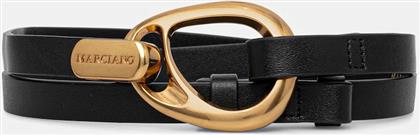 ΔΕΡΜΑΤΙΝΗ ΖΩΝΗ ΓΥΝΑΙΚΕΙΑ, ΧΡΩΜΑ: ΜΑΥΡΟ, 6RGZ16 7414A MARCIANO BY GUESS