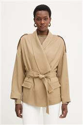 ΠΑΛΤΟ ΑΠΟ ΜΕΙΓΜΑ ΜΑΛΛΙΟΥ ABBY ΧΡΩΜΑ: ΜΠΕΖ, 6RGN13 7433A MARCIANO BY GUESS