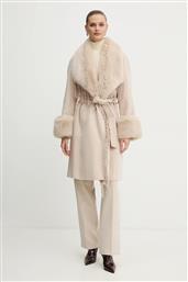 ΠΑΛΤΟ ΜΕ ΠΡΟΣΘΗΚΗ ΜΑΛΛΙΟΥ LILIANA ΧΡΩΜΑ: ΜΠΕΖ, 5BGL46 7125A MARCIANO BY GUESS