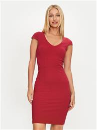 ΦΟΡΕΜΑ ΚΑΘΗΜΕΡΙΝΟ 4YGK23 6375Z ΚΟΚΚΙΝΟ BODYCON FIT MARCIANO GUESS