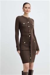 ΦΟΡΕΜΑ ΜΕ ΚΑΣΜΙΡ AFRAH ΧΡΩΜΑ: ΚΑΦΕ, 5BGK43 5893Z MARCIANO GUESS