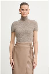 ΠΟΥΛΟΒΕΡ ΜΕ ΠΡΟΣΘΗΚΗ ΑΛΠΑΚΑ AGNES ΧΡΩΜΑ: ΚΑΦΕ, 5BGR10 5794Z MARCIANO GUESS